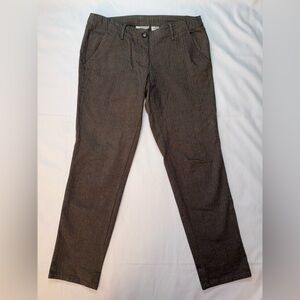 Kenar Size 8 Brown Mid Rise Full Length Business Office Dress Pant Trousers